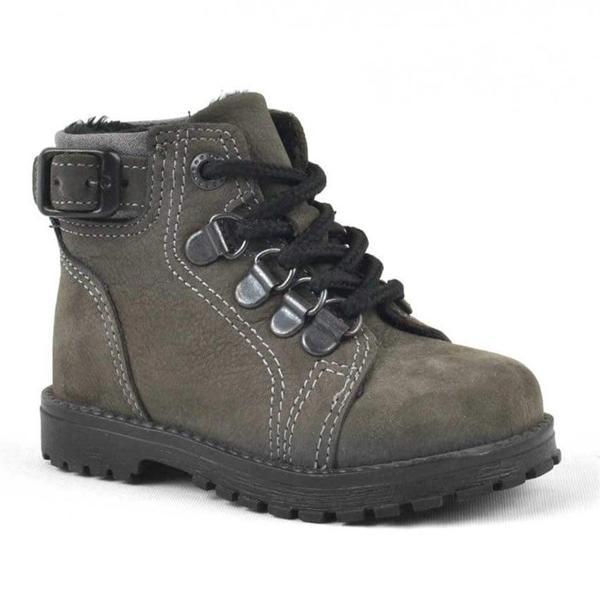 Rakerplus Griffon Hakiki Deri Fermuarlı Kışlık Unisex Çocuk Bot - Image 1