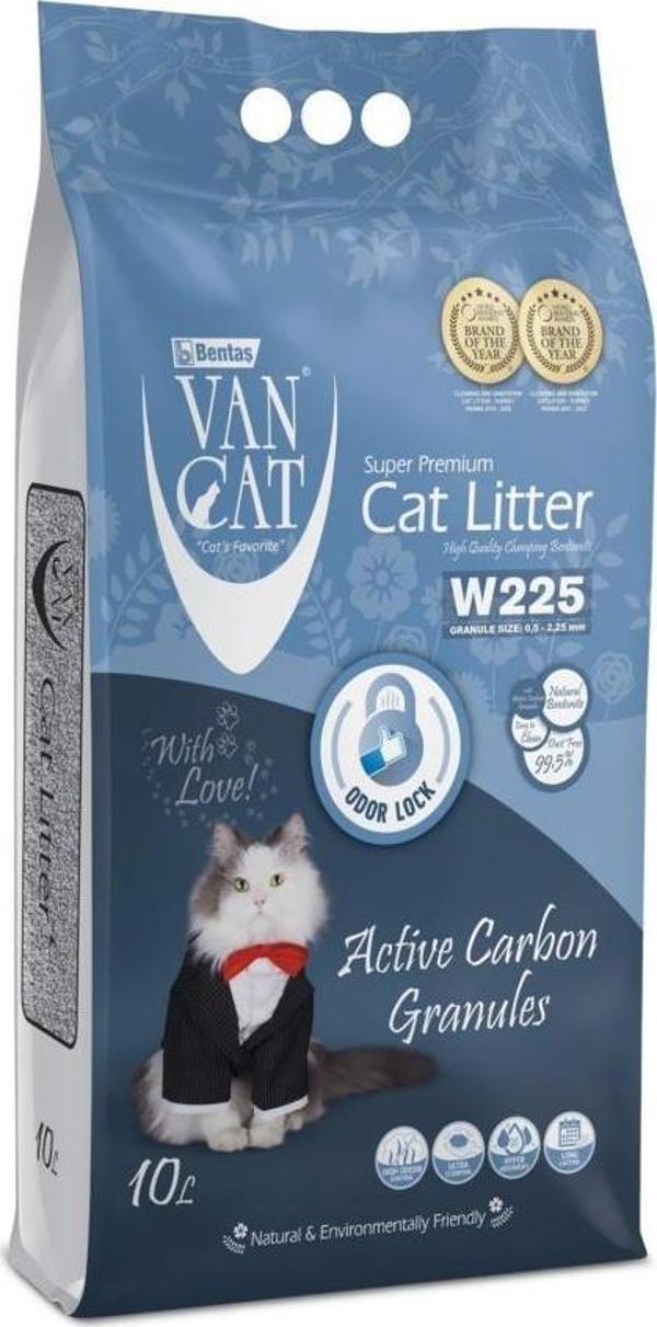 VanCat Aktif Karbonlu Granül İnce Taneli Kedi Kumu 10 Lt - Image 1