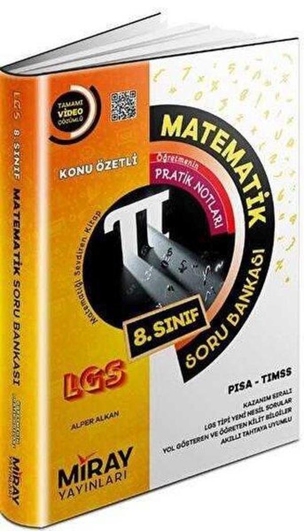 8. Sınıf Matematik Soru Bankası - Miray Yayınları - Image 1