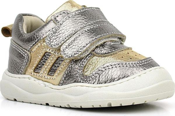 Rakerplus Schaggy Hakiki Deri Gold Bebek Spor Ayakkabı - Image 1
