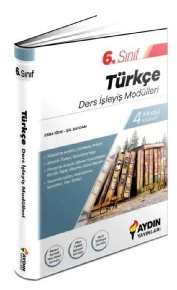 6. Sınıf  Türkçe Ders İşleyiş Modülleri - Aydın Yayınları-Eğitim - Image 1