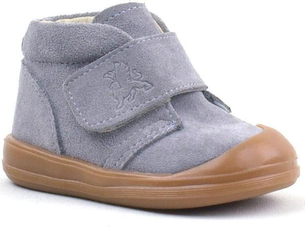 Rakerplus Yoohoo Hakiki Deri Gri Cırtlı Unisex Bebek Bot - Image 1