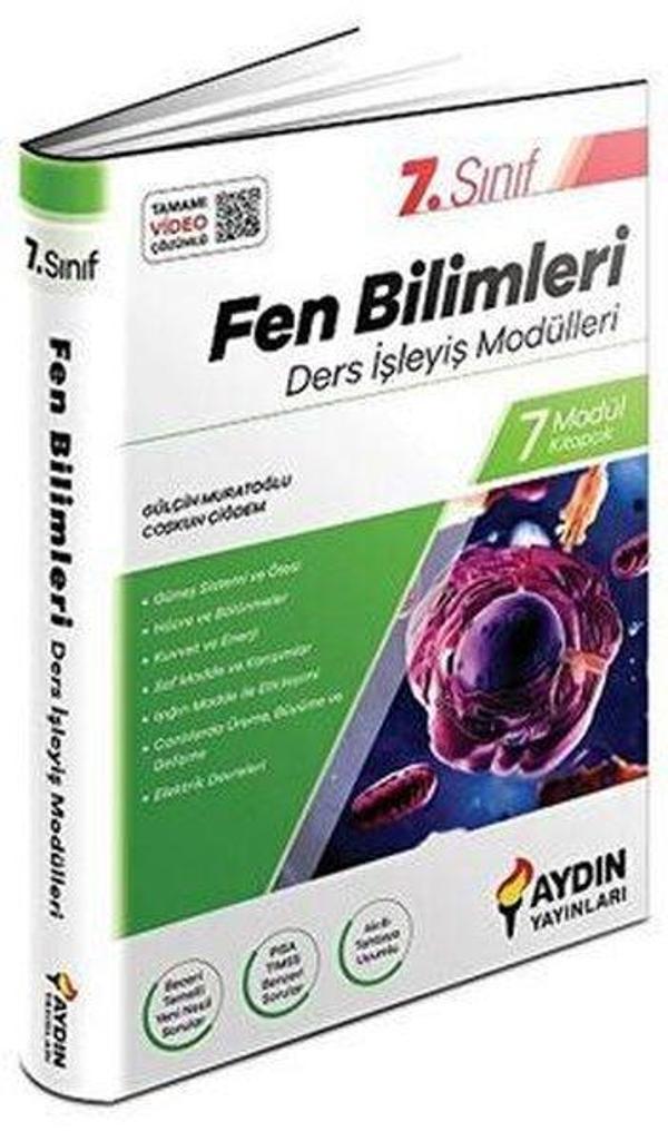 7. Sınıf  Fen Bilimleri Ders İşleyiş Modülleri - Aydın Yayınları-Eğitim - Image 1