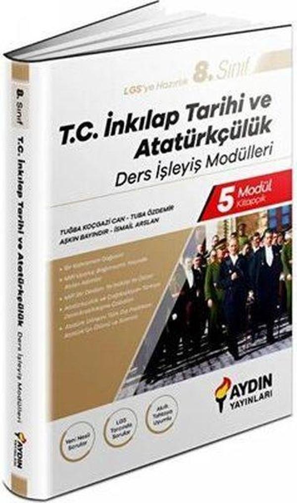 8. Sınıf  İnkılap Tarihi ve Atatürkçülük Ders İşleyiş Modülleri - Aydın Yayınları-Eğitim - Image 1