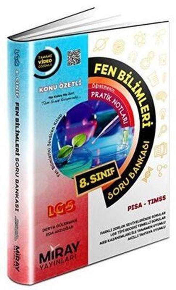 8. Sınıf Fen Bilimleri Soru Bankası - Miray Yayınları - Image 1