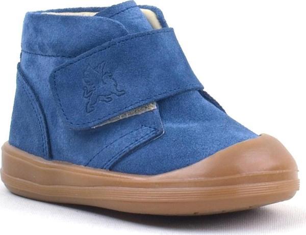 Rakerplus Yoohoo Hakiki Deri Lacivert Cırtlı Unisex Bebek Bot - Image 1