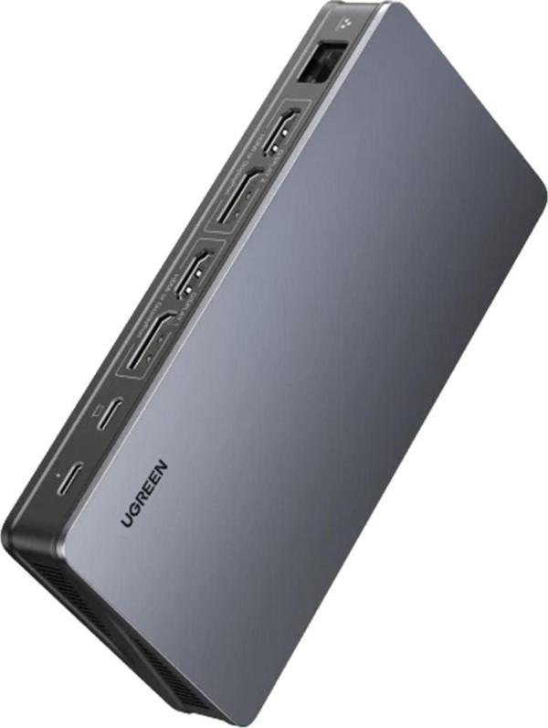 Ugreen 9'u 1 Arada 2*HDMI 2*DisplayPort USB-A 3.2 Gen2 Type-C 100W Ethernet Dönüştürücü Dock Station - Image 1