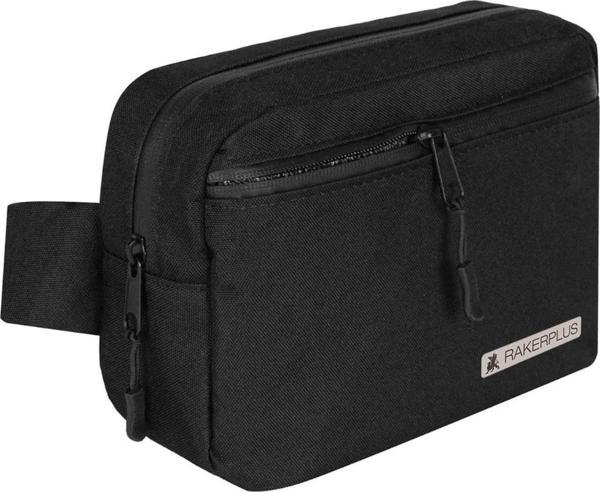 Rakerplus Siyah Unisex Minimal 21x15x5 cm Bel ve Göğüs Çantası - Image 1