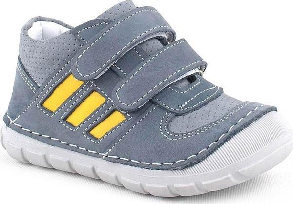 Rakerplus Grizzy Hakiki Deri Gri İlk Adım Unisex Bebek Ayakkabısı - Image 1