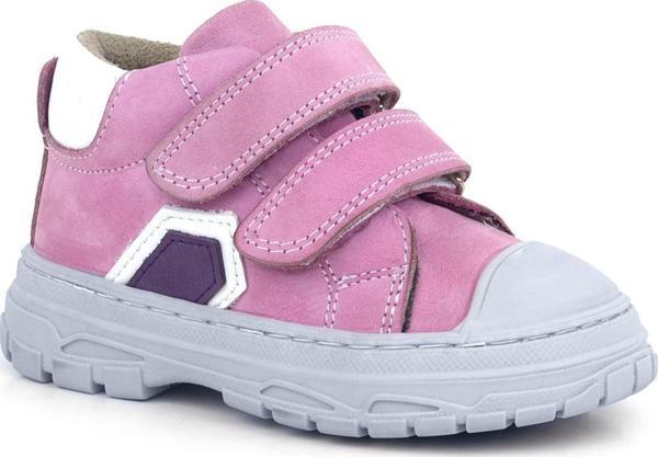 Rakerplus Tails Hakiki Deri Pembe Cırtlı Çocuk Spor Bot - Image 1
