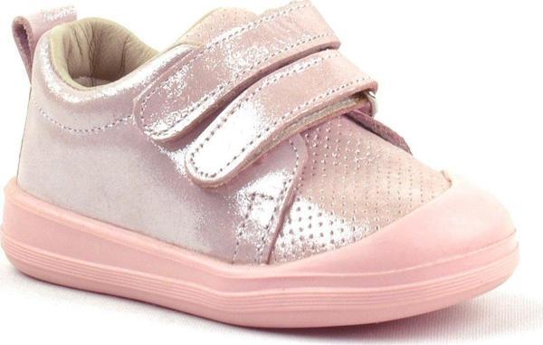 Rakerplus Sonic Hakiki Deri Pudra Işıltılı Anatomik Bebek Spor Ayakkabı - Image 1