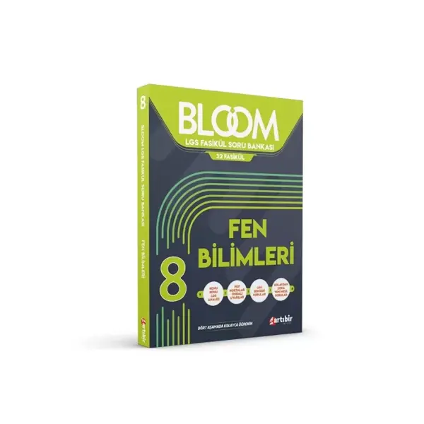 Artıbir Yayınları 8. Sınıf Lgs Fen Bilimleri Fasikül Soru Bankası Bloom Serisi 0922 - Artıbir Yayınları - Image 1