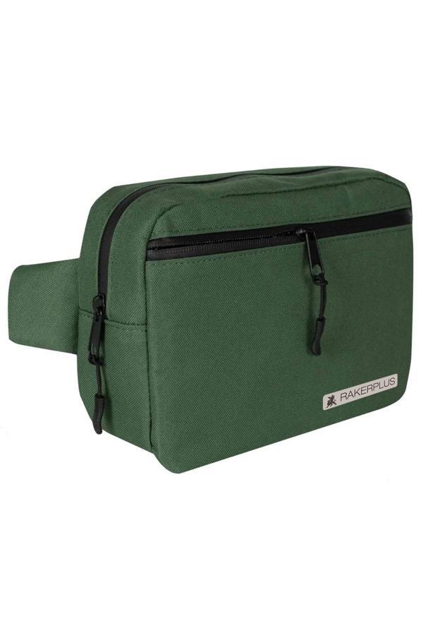 Rakerplus Yeşil Unisex Minimal 21x15x5 cm Bel ve Göğüs Çantası - Image 1