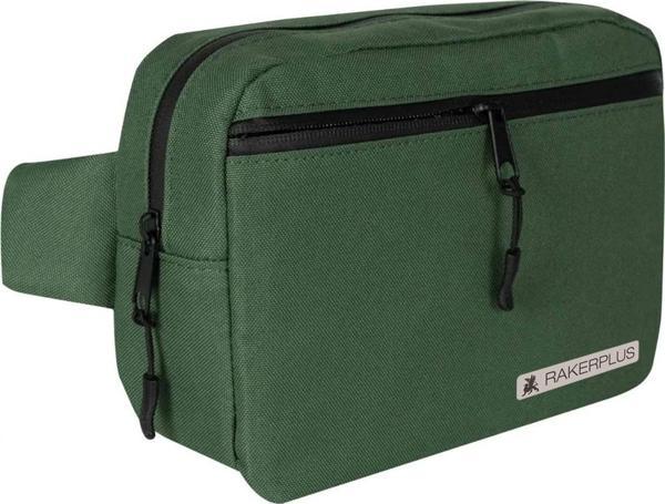 Rakerplus Yeşil Unisex Minimal 21x15x5 cm Bel ve Göğüs Çantası - Image 1