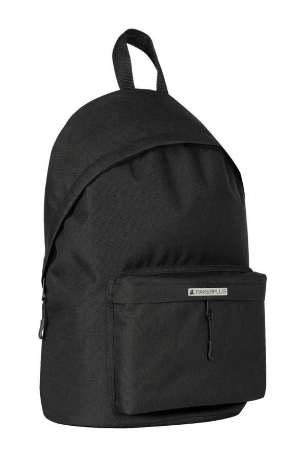 Rakerplus Siyah 42x29x14 cm Unisex Klasik Sırt Okul Çantası - Image 1