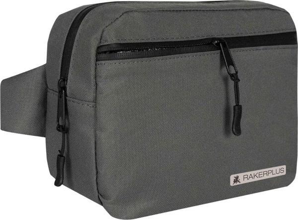 Rakerplus Gri Unisex Minimal 21x15x5 cm Bel ve Göğüs Çantası - Image 1