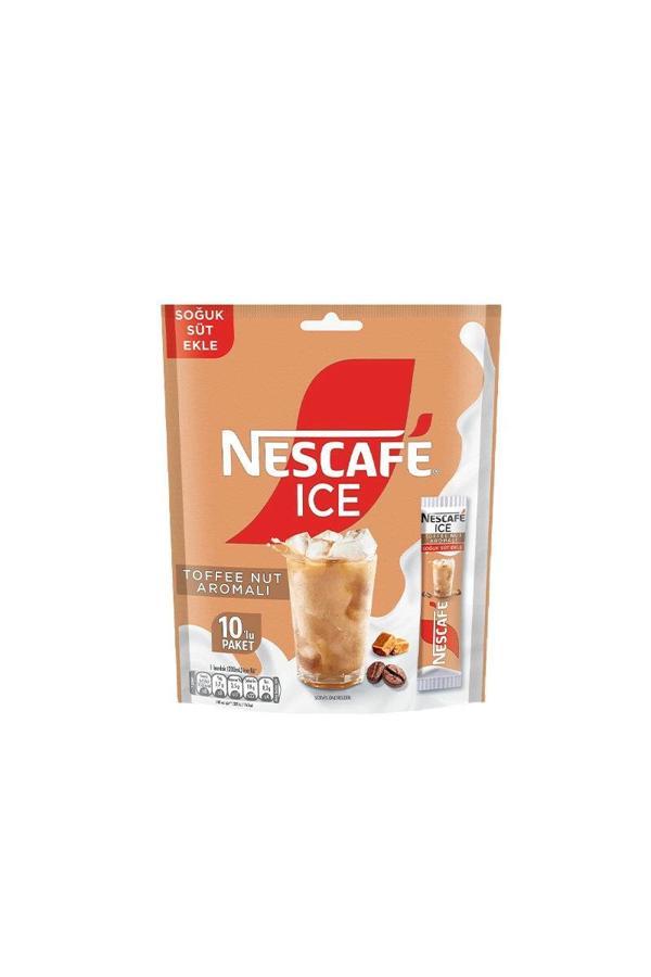 NESCAFE ICE Toffee Nut Aromalı Çözünebilir Kahve 10,5g 10'lu Paket - Image 1