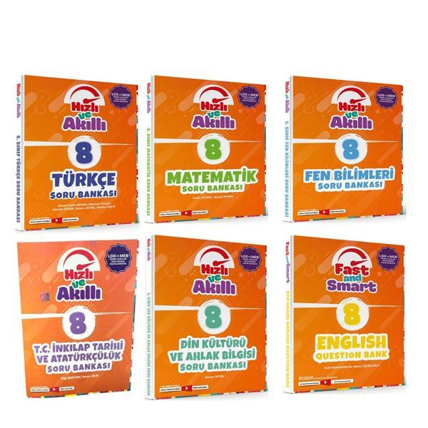 Tammat 8.Sınıf Hızlı ve Akıllı Soru Bankası Seti 6 Kitap - Tammat  Yayıncılık - Image 1