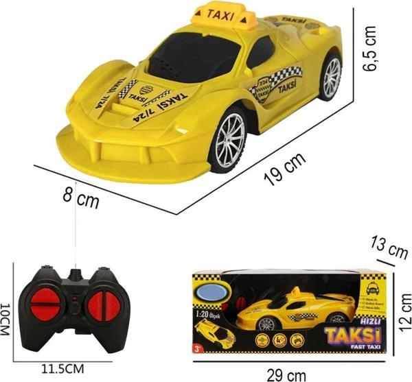 Uzaktan Kumandalı 4 Fonksiyonlu Oyuncak Ticari Araba - Taxi SB 2040 - Image 1