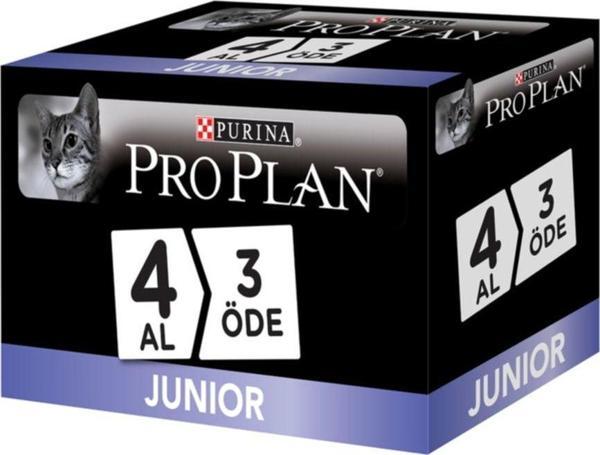 Pro Plan Kitten Tavuklu Yavru Kedi Konsere Maması 4 Al 3 Öde 85 gr - Image 1