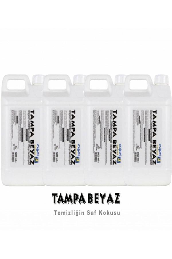 Esmen Tampa Beyaz Sabun Kokulu Yüzey Temizleyici 5 Lt X 4 Adet - Image 1