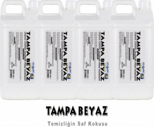 Esmen Tampa Beyaz Sabun Kokulu Yüzey Temizleyici 5 Lt X 4 Adet - Image 1
