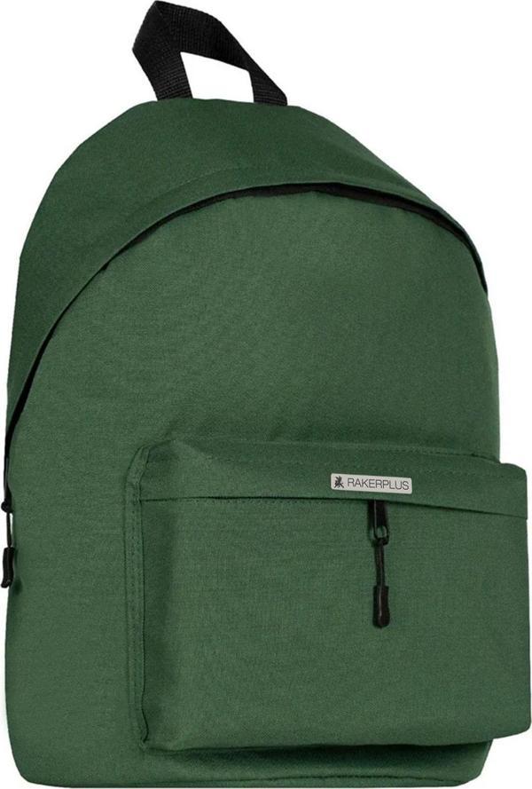 Rakerplus Yeşil 42x29x14 cm Unisex Klasik Sırt Okul Çantası - Image 1