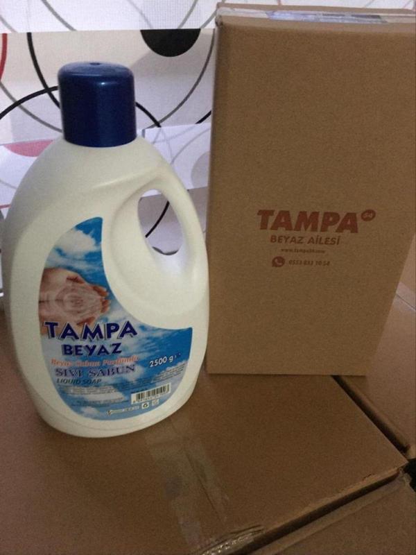 Tampa Beyaz Sıvı El Sabunu Beyaz Sabun Parfümlü 2,5 Lt Nihalfidan Store - Image 1