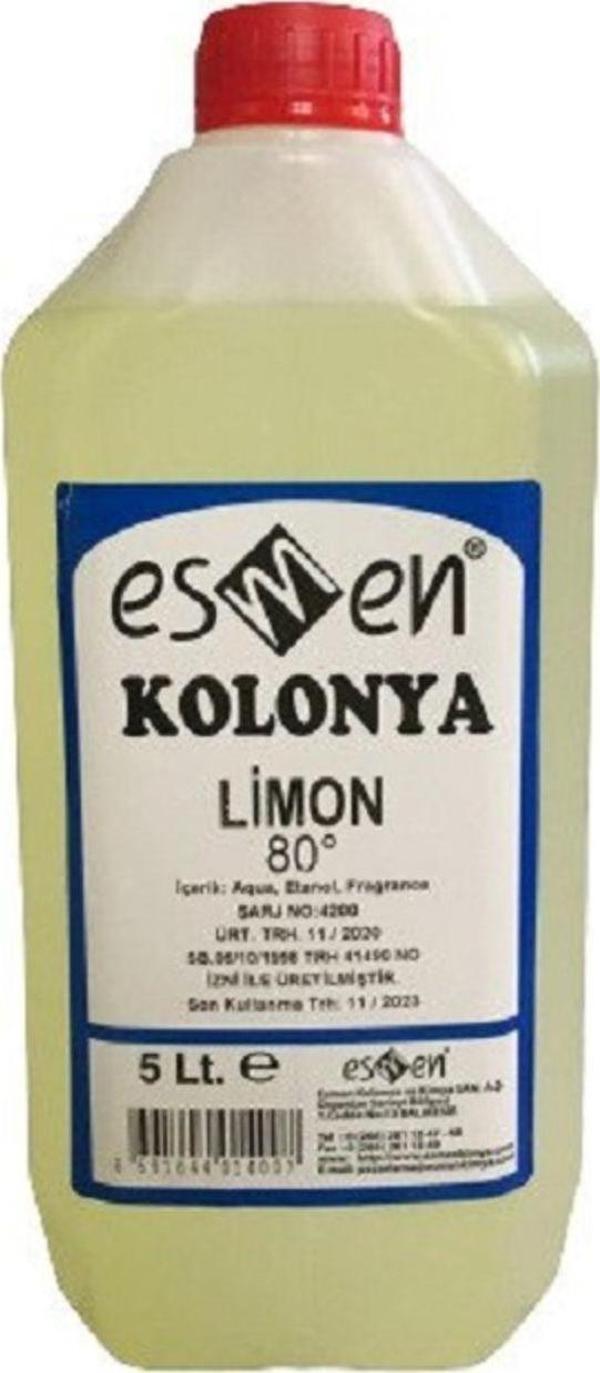 Tampa Esmen Limon Kolanyası Esmen 80 Derece 5000Ml Nihalfidan Store - Image 1