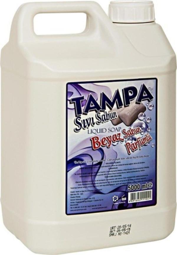 Tampa Sıvı El Sabunu Beyaz Sabun Parfümlü 5 Lt Nihalfidan Store - Image 1