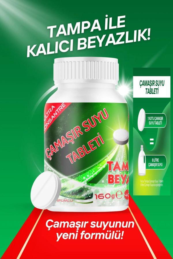 Tampa Ultra Konsantre Çamaşır Suyu Tableti 160Gr 1 Adet - Image 1