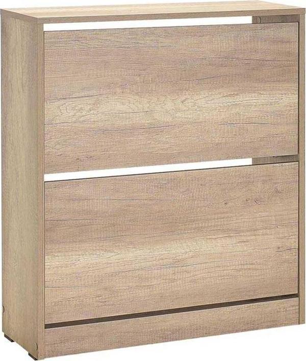 Adore Mobilya Flat Duo 2 Katlı Geniş Ayakkabılık-açık Ceviz(tori) 73x84x26 Cm (gxyxd) - Image 1