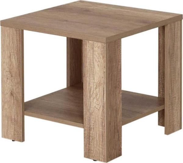 Adore Mobilya New Line Köşe Sehpa - Açık Ceviz (tori) 50x48x50 Cm (gxyxd) - Image 1