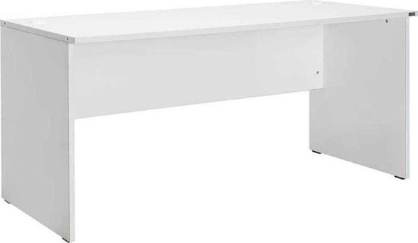 Adore Mobilya New York Ofis Ve Çalışma Masası - Parlak Lake Beyaz 160x75x76 Cm (gxyxd) - Image 1