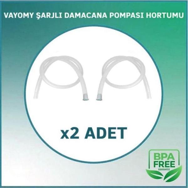 Şarjlı Damacana Su Pompası Hortumu 55cm x 2 ADET Yedek Hortum - Image 1