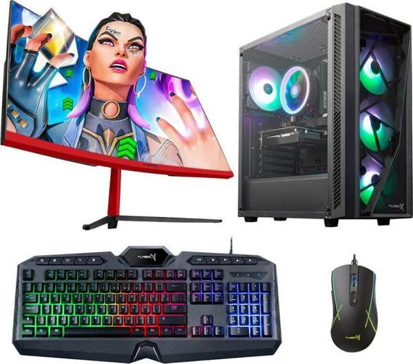 Turbox Tx5068 Intel Core i5 6400 16GB Ram 512GB SSD 8GB RX580 23.6 100Hz Curved Oyun Hazır Sistem - Image 1