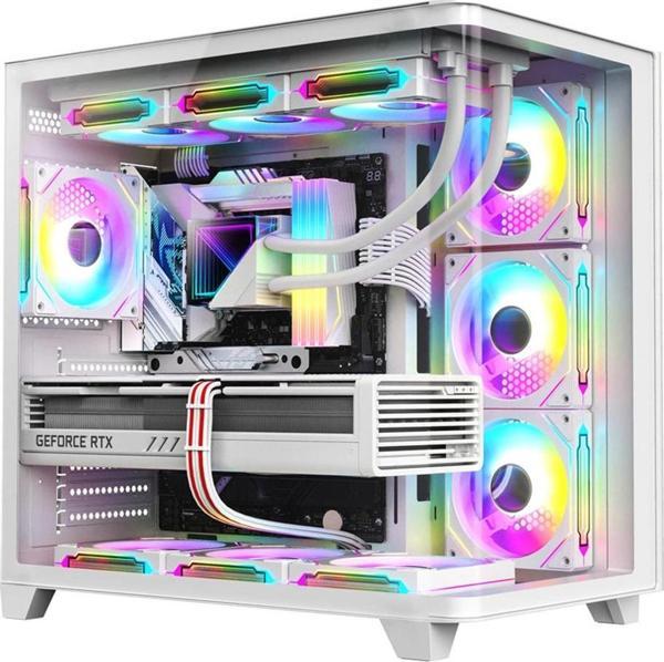 Dragos DRx7254 Ryzen 5 5600 16GB Ram 1TB NVMe 16GB RTX4060Ti Sıvı Soğutmalı Oyun Hazır Sistem - Image 1