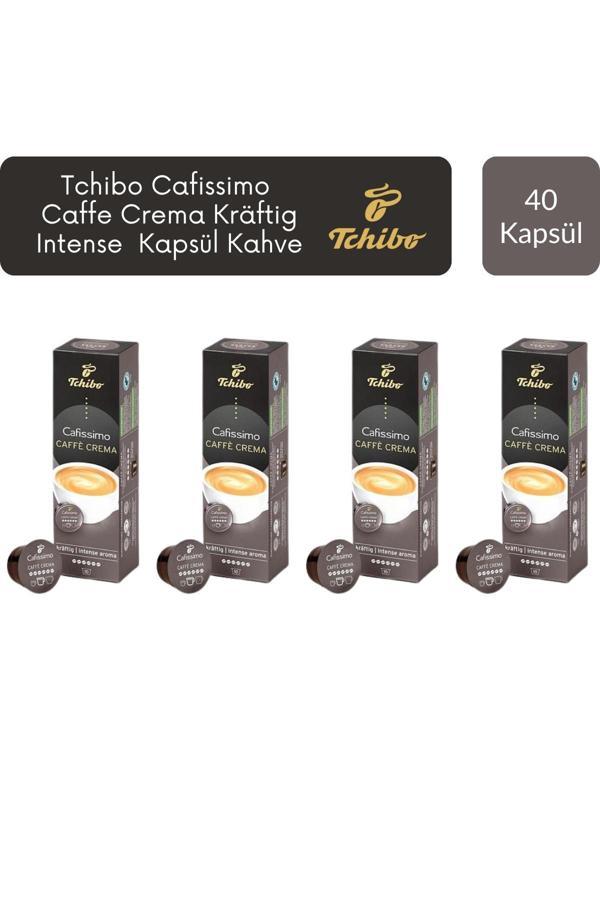 Tchibo Cafissimo Caffe Crema Kraftig Intense Aroma Kapsül Kahve x 4 Adet - Image 1