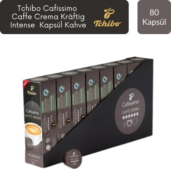 Tchibo Cafissimo Caffe Crema Kraftig Intense Aroma Kapsül Kahve x 8 Adet - Image 1