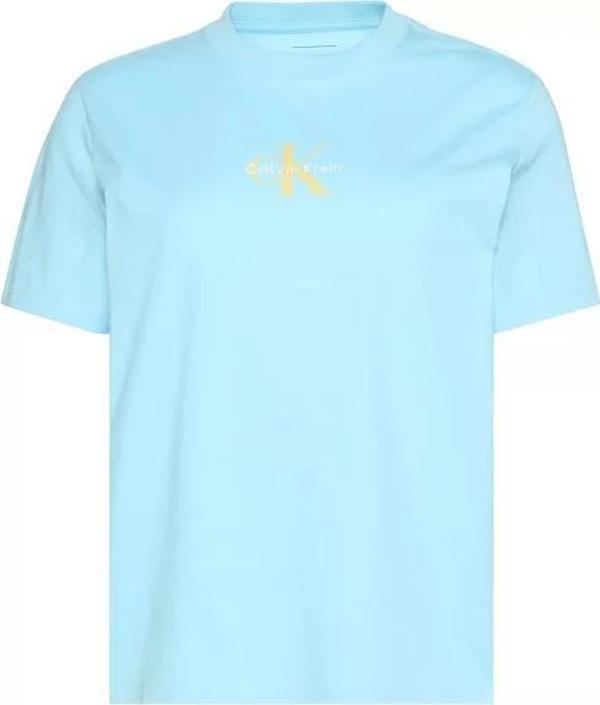 Calvin Klein Jeans D1 Fashion Kadın Mavi T-shirt LV047C856G-W0T - Image 1