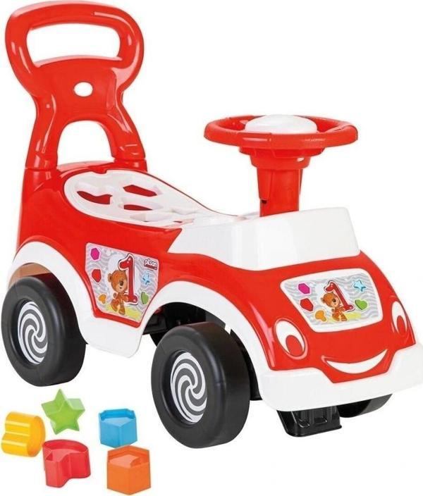 Nessiworld 07 828 Smart Baby Ride On Bultaklı İlk Arabam  - Kırmızı - Image 1