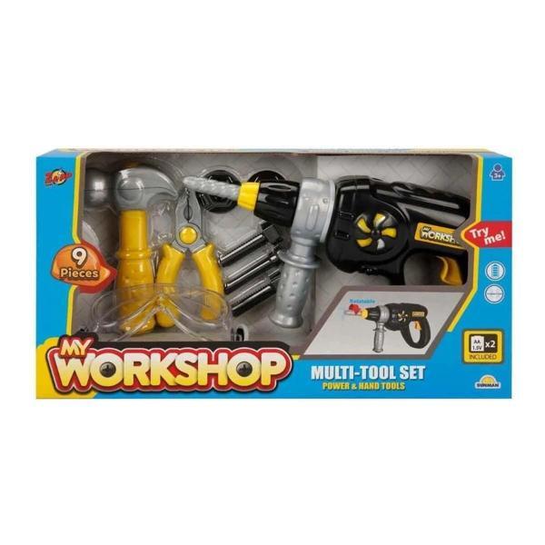 NessiWorld 4606 Zapp Toys My Workshop Matkaplı Tamir Seti 9 Parça - Image 1