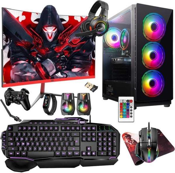 Turbox Tx5281 i5 9400F 32GB Ram 512GB SSD 8GB RX580 23.6 165Hz Curved Oyun Hazır Sistem - Image 1