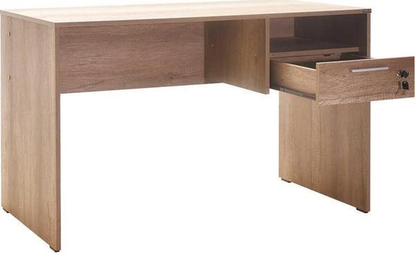 Adore Mobilya Concept Kilitli Çekmeceli Çalışma Masası-açık Ceviz (tori) 120x75x60 Cm (gxyxd) - Image 1