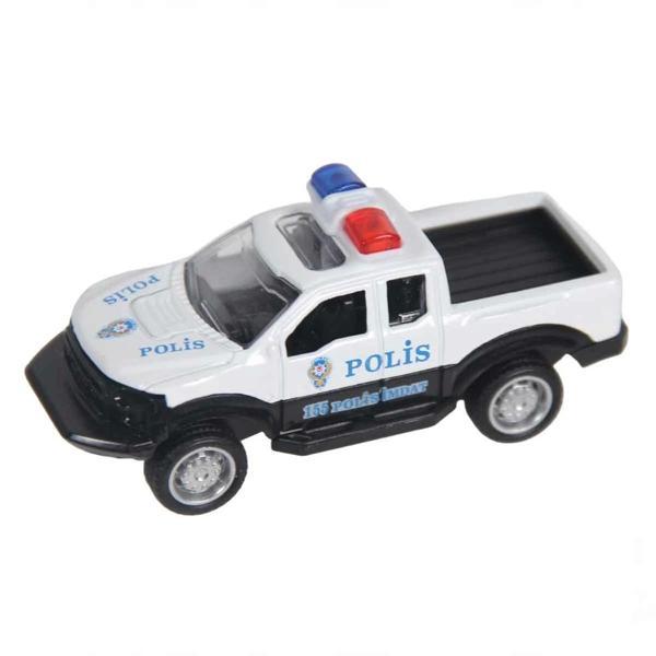 Nessiworld Çek Bırak Metal Polis Pickup Aracı - Image 1