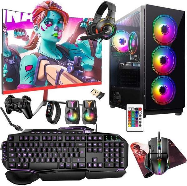 Turbox Tx5280 i5 9400F 16GB Ram 512GB SSD 8GB RX580 23.6 165Hz Curved Oyun Hazır Sistem - Image 1