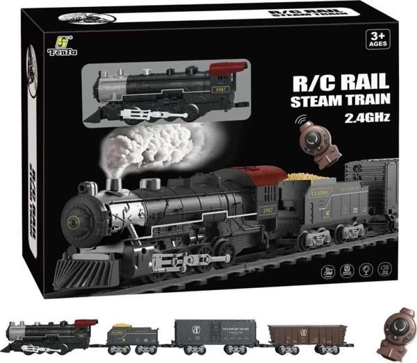 Nessiworld Classic Steam Kumandalı 2,4 Ghz Pilli Tren Seti 30 Parça 1613G - Image 1
