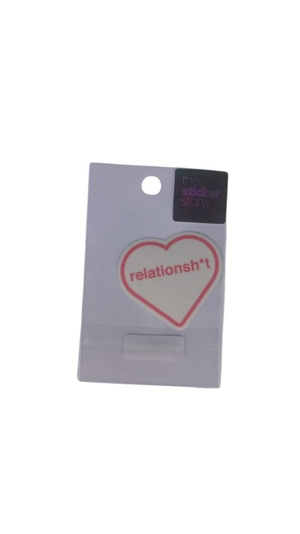 Ekstrafix Yapışkanlı Sudan Etkilenmeyen Sticker The Sticker Story Relationsh Tss0256 (1 Adet) - Image 1