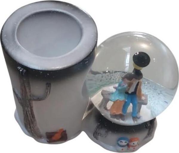 Kiddy World Kar Küresi Kalemlikli Işıklı - Image 1