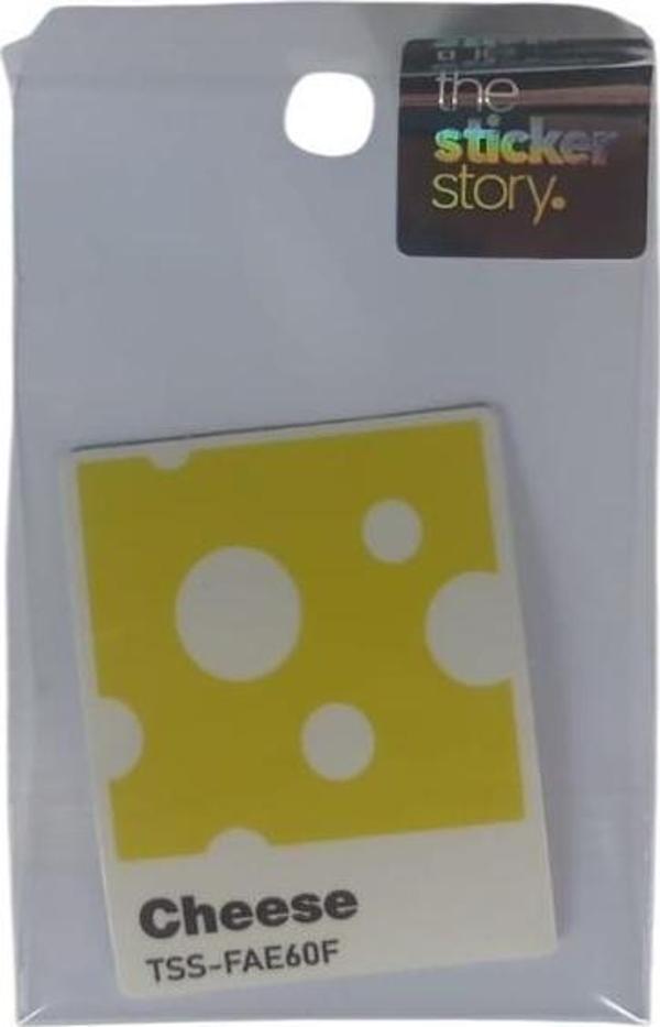 Ekstrafix Yapışkanlı Sudan Etkilenmeyen Sticker The Sticker Story Cheese Tss0243 (1 Adet) - Image 1